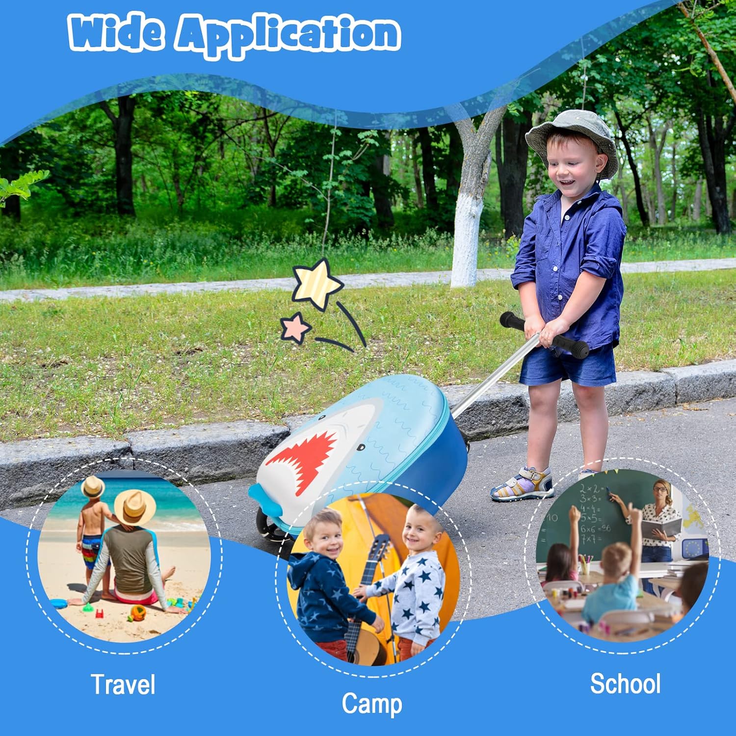 Kinderstepkoffer - Opvouwbaar - Microstep - Ride On-koffer - Kinderkoffer-Boetiek Moda