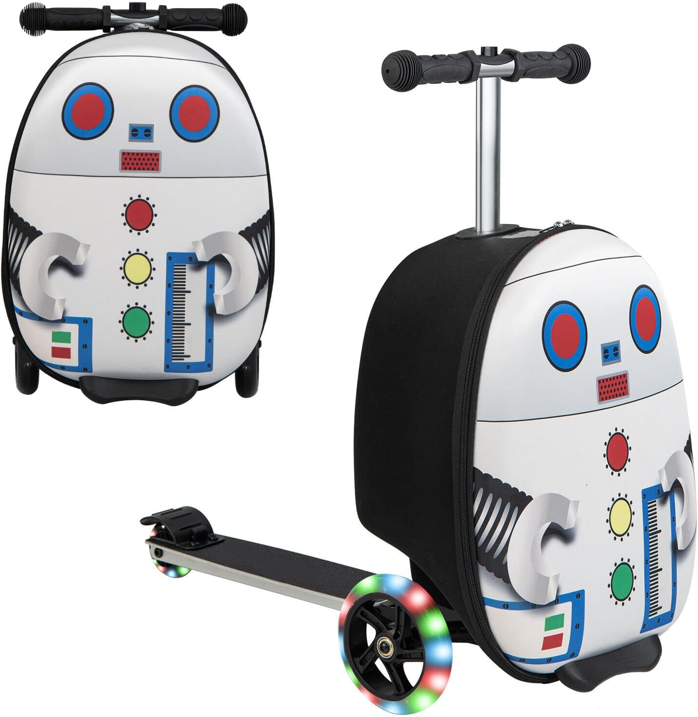 Kinderstepkoffer - Opvouwbaar - Microstep - Ride On-koffer - Kinderkoffer-Boetiek Moda