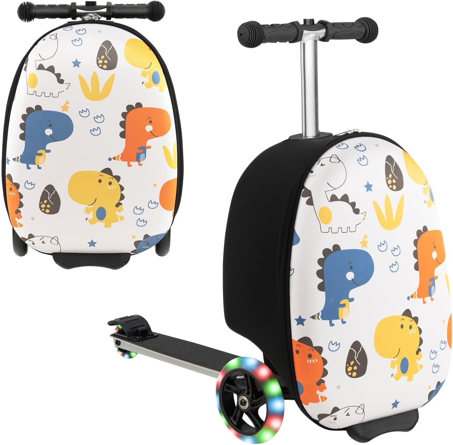 Kinderstepkoffer - Opvouwbaar - Microstep - Ride On-koffer - Kinderkoffer-Boetiek Moda