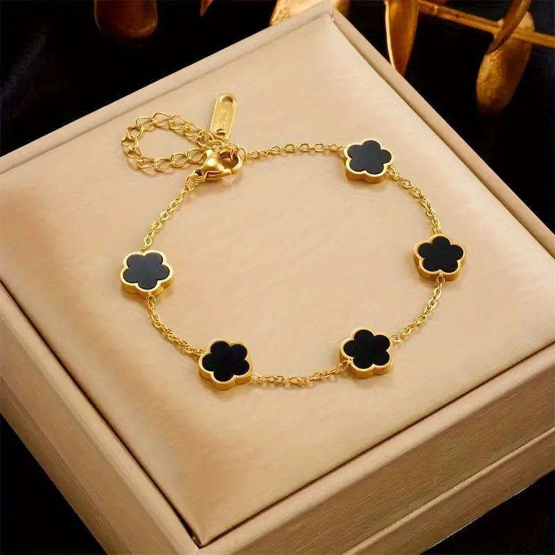 Klavertje - Lucky Flower Armband-Boetiek Moda