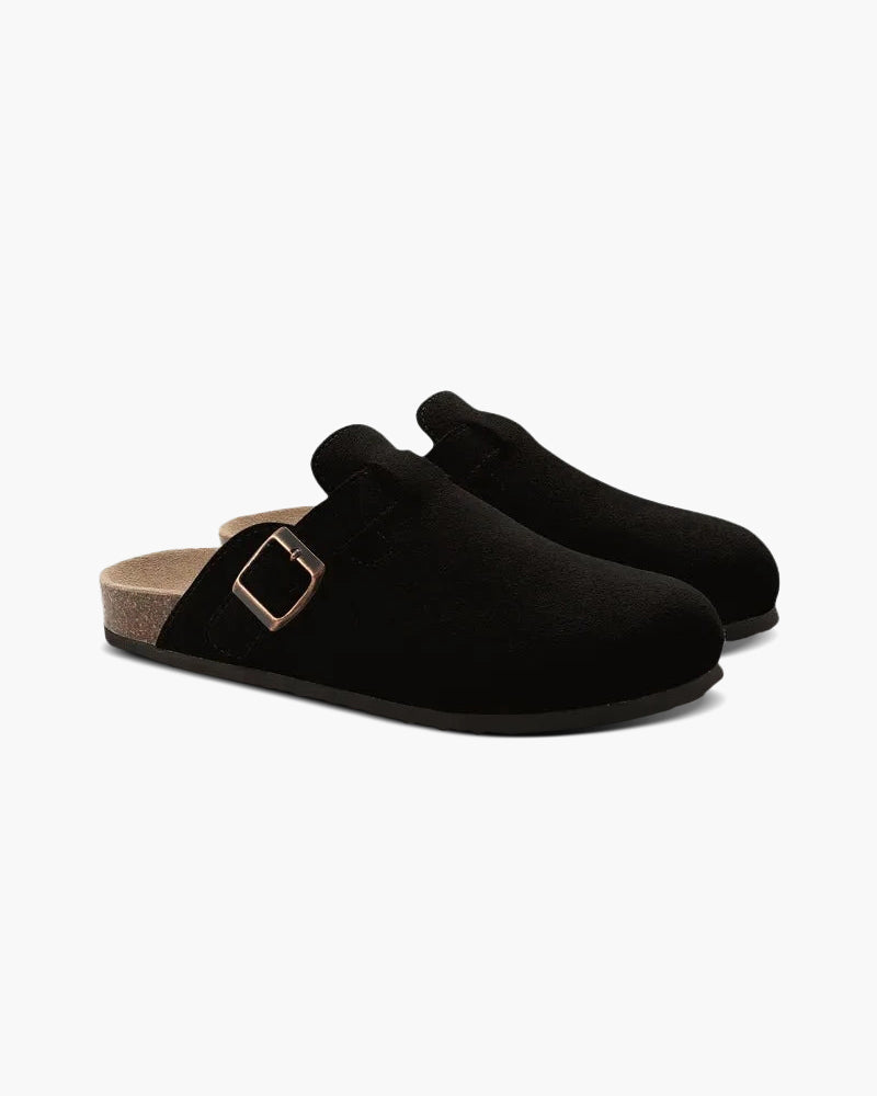 Klompen - Comfortabele slip-on klompen van suède voor heren-Boetiek Moda