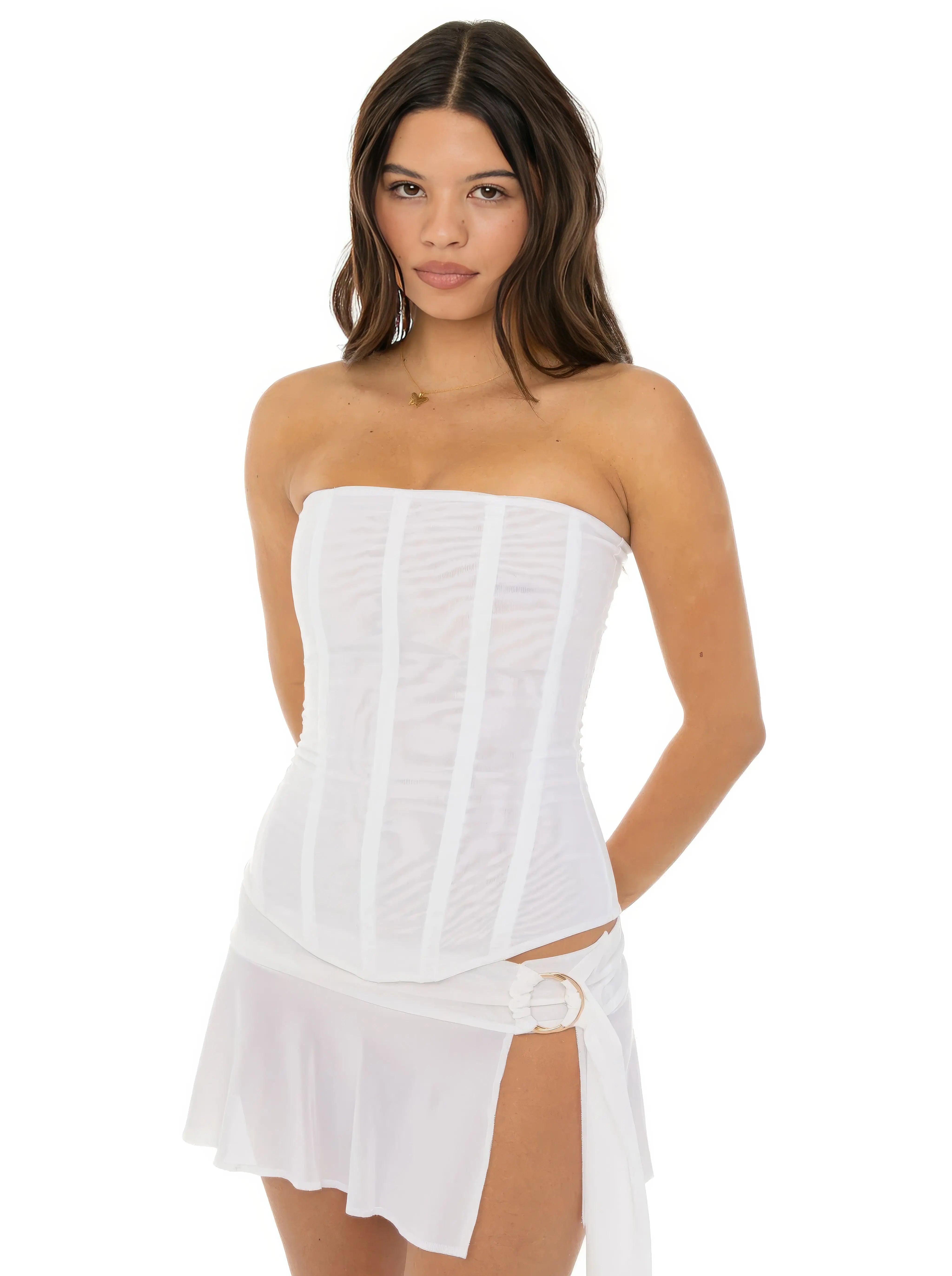 Korset top - Strapless tube top voor dames-Boetiek Moda
