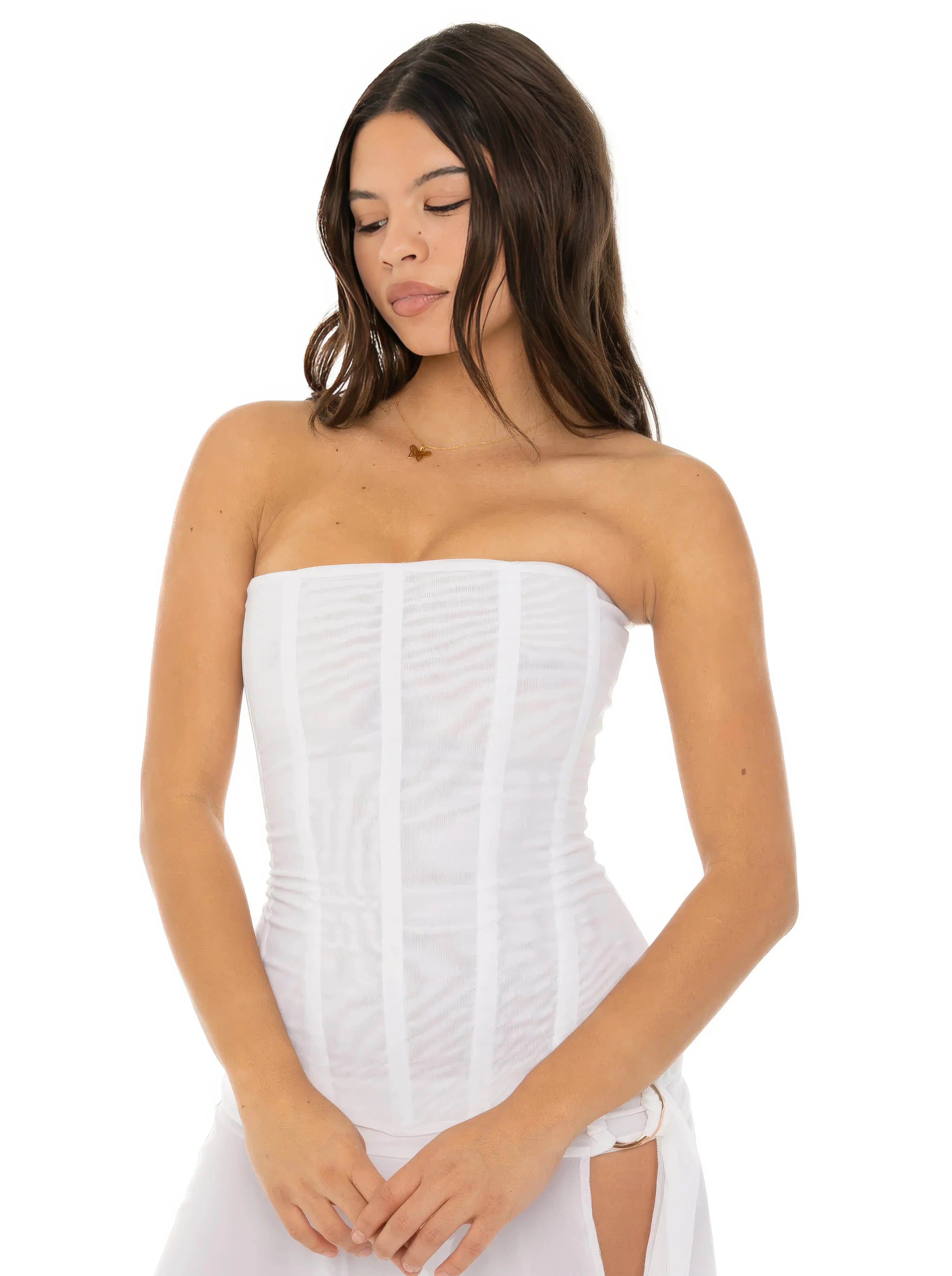 Korset top - Strapless tube top voor dames-Boetiek Moda