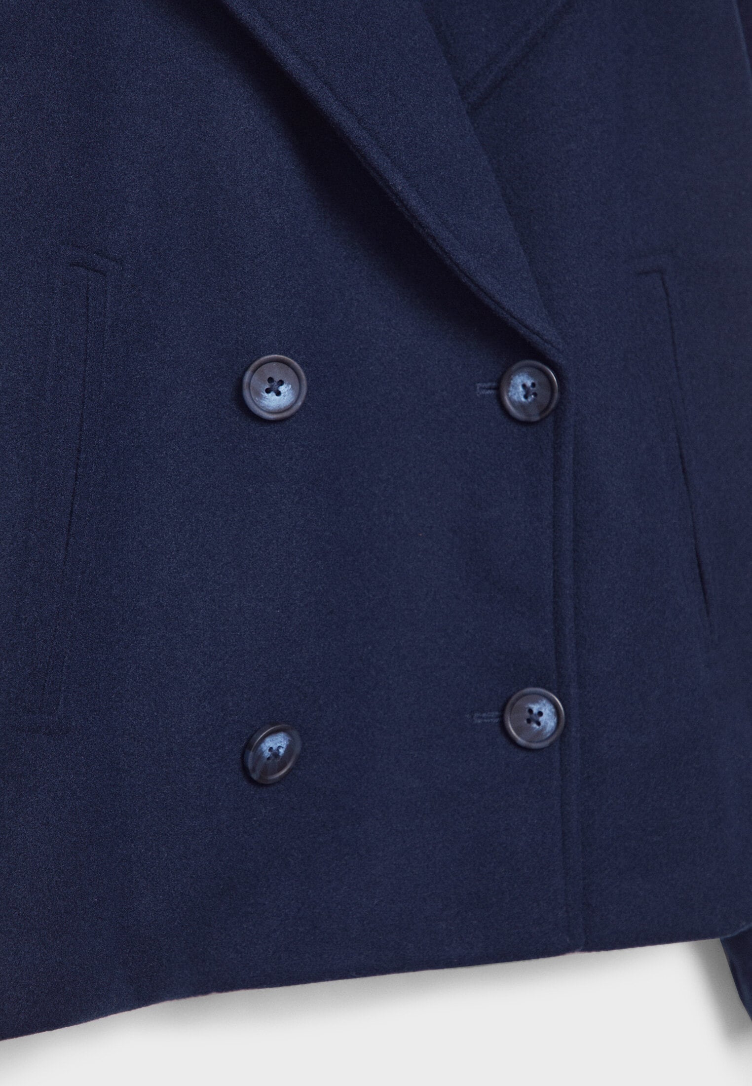 Korte trenchcoat - Dames loose fit korte trenchcoat met twee rijen knopen-Boetiek Moda