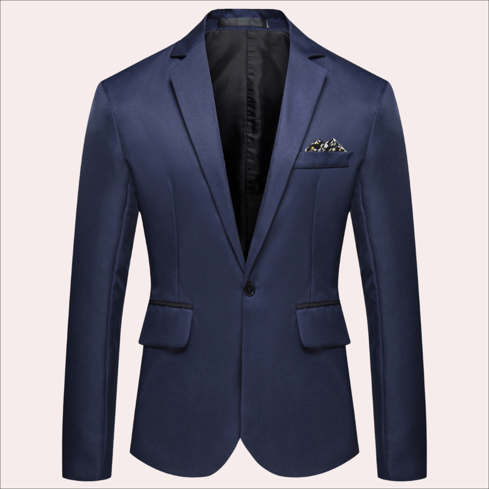 Kostuumjas | Satijn | Formeel | Blazer | Kostuumjas voor heren-Boetiek Moda