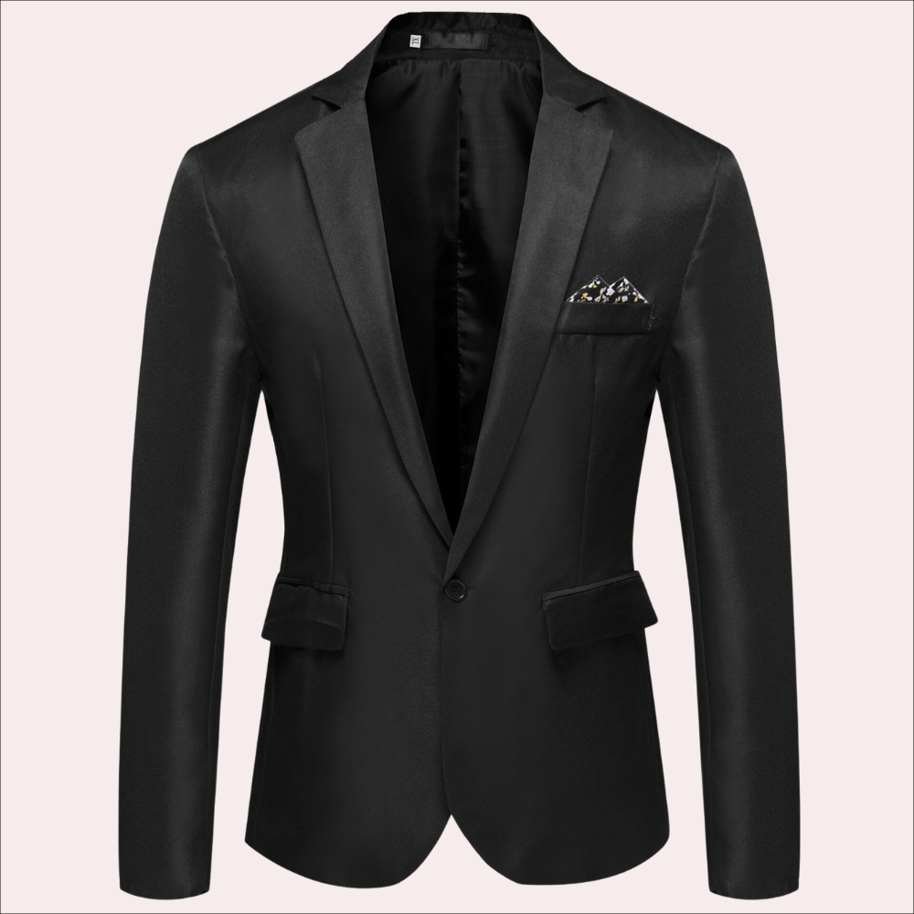 Kostuumjas | Satijn | Formeel | Blazer | Kostuumjas voor heren-Boetiek Moda