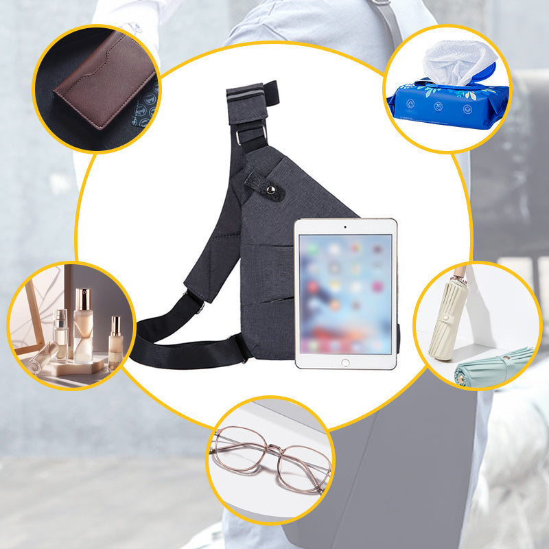 Kruistas - Waterdichte cross-over tas met rits tegen diefstal-Boetiek Moda