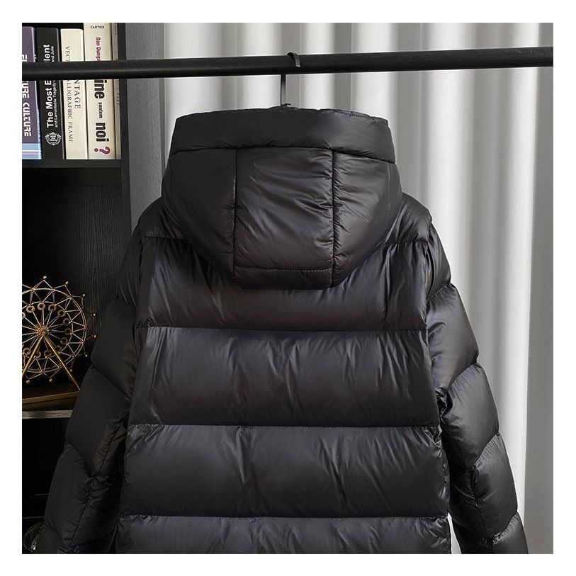 Lange pufferjas | Met capuchon | Waterdicht | Lange gewatteerde jas | Winterjas voor dames-Boetiek Moda