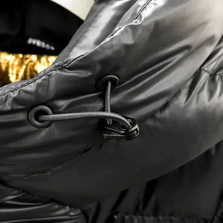 Lange pufferjas | Met capuchon | Waterdicht | Lange gewatteerde jas | Winterjas voor dames-Boetiek Moda