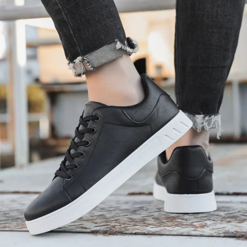 Leren Sneakers | Casual | Veterschoenen | Trendy Sneakers | Herensneakers-Boetiek Moda