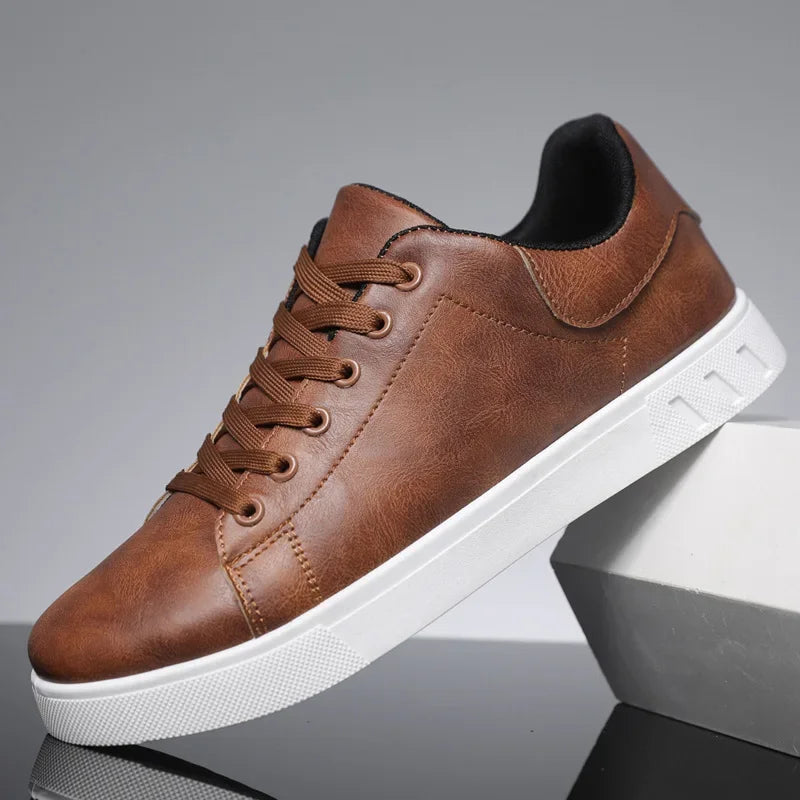 Leren Sneakers | Casual | Veterschoenen | Trendy Sneakers | Herensneakers-Boetiek Moda