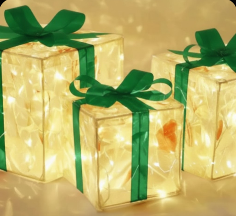 Light-Up Presents - LED-cadeaudoos Kerstverlichting-Boetiek Moda