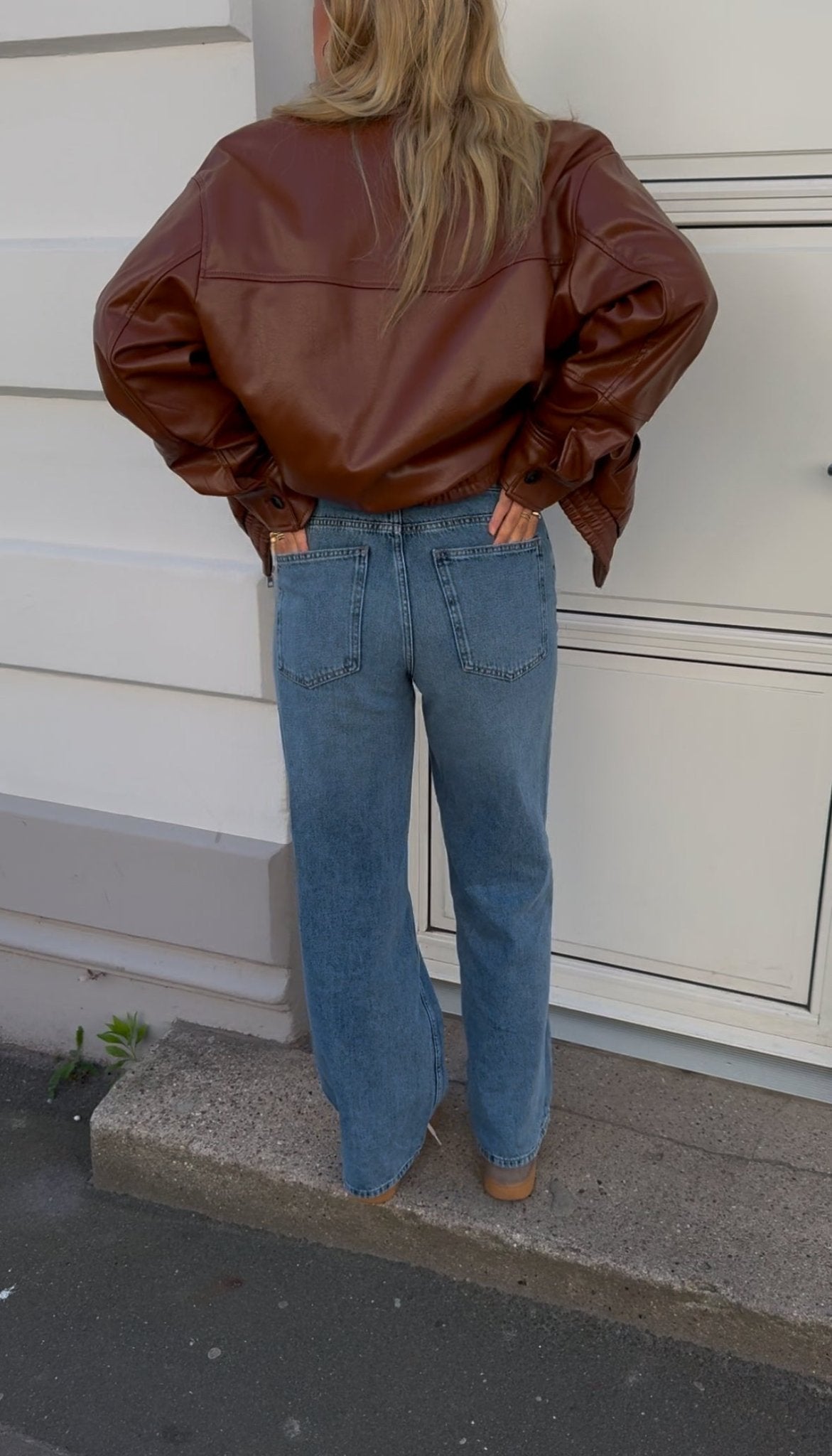 Loose Fit Jeans - Damesjeans met normale taille en rechte pijpen-Boetiek Moda