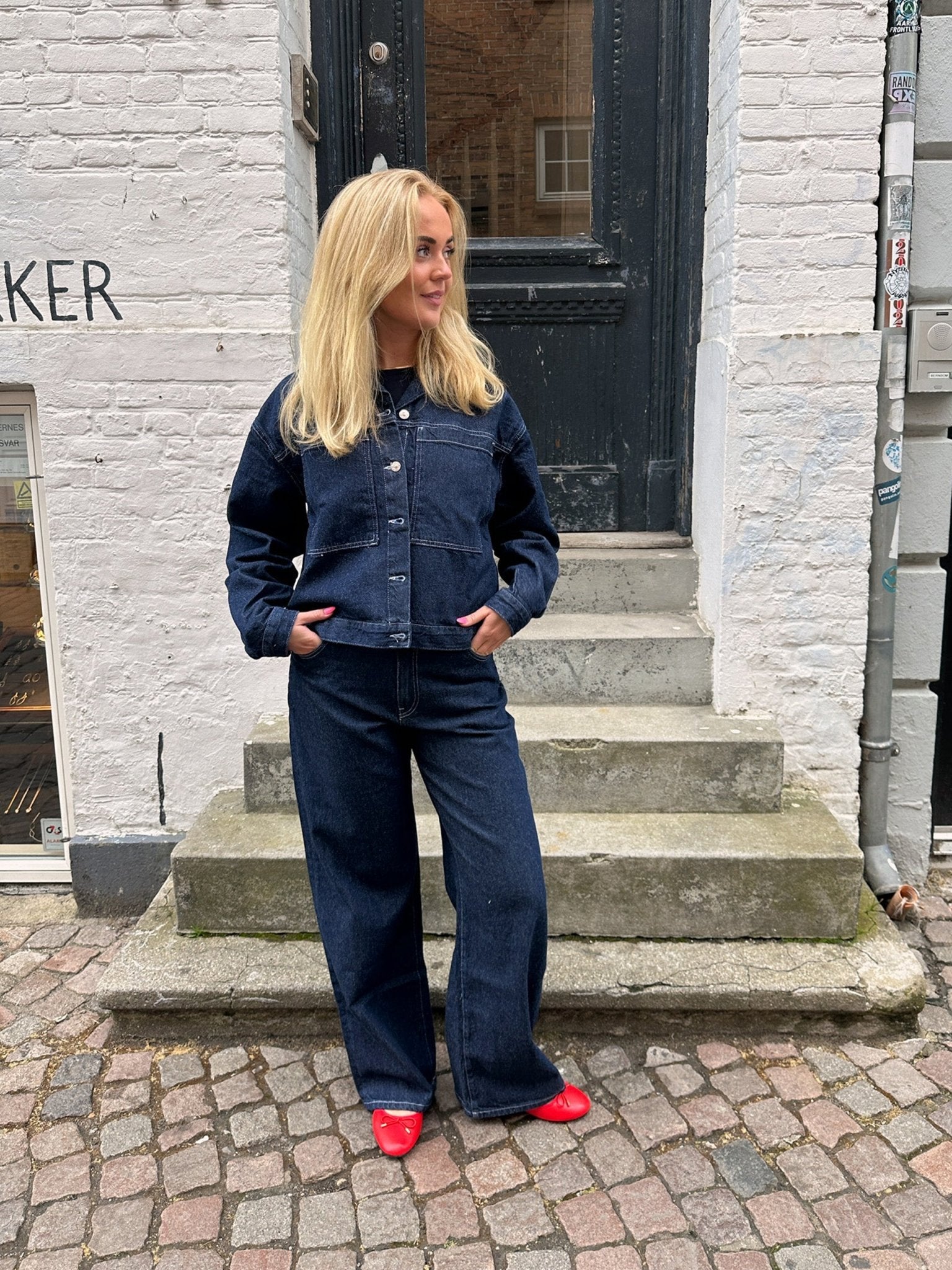 Losvallende jeans | Casual | Normale taille | Jeans met rechte pijpen | Damesjeans-Boetiek Moda