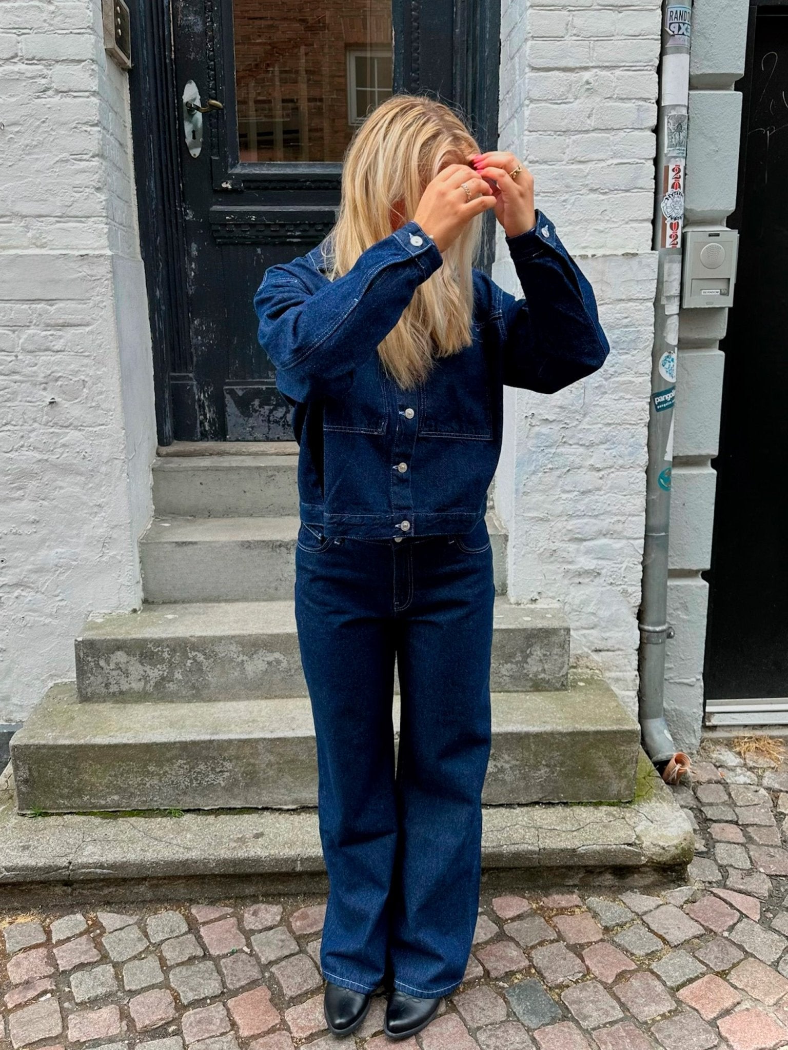 Losvallende jeans | Casual | Normale taille | Jeans met rechte pijpen | Damesjeans-Boetiek Moda