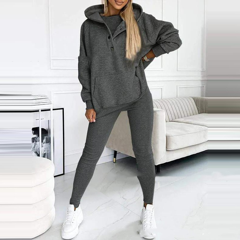 Loungeset - Oversized trui en legging voor dames Loungewear-set-Boetiek Moda