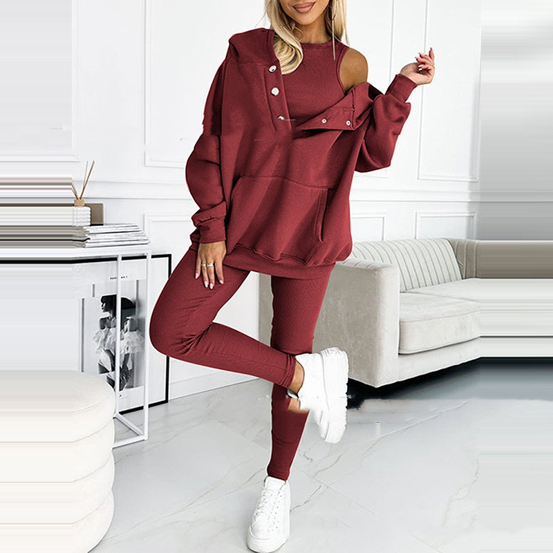 Loungeset - Oversized trui en legging voor dames Loungewear-set-Boetiek Moda