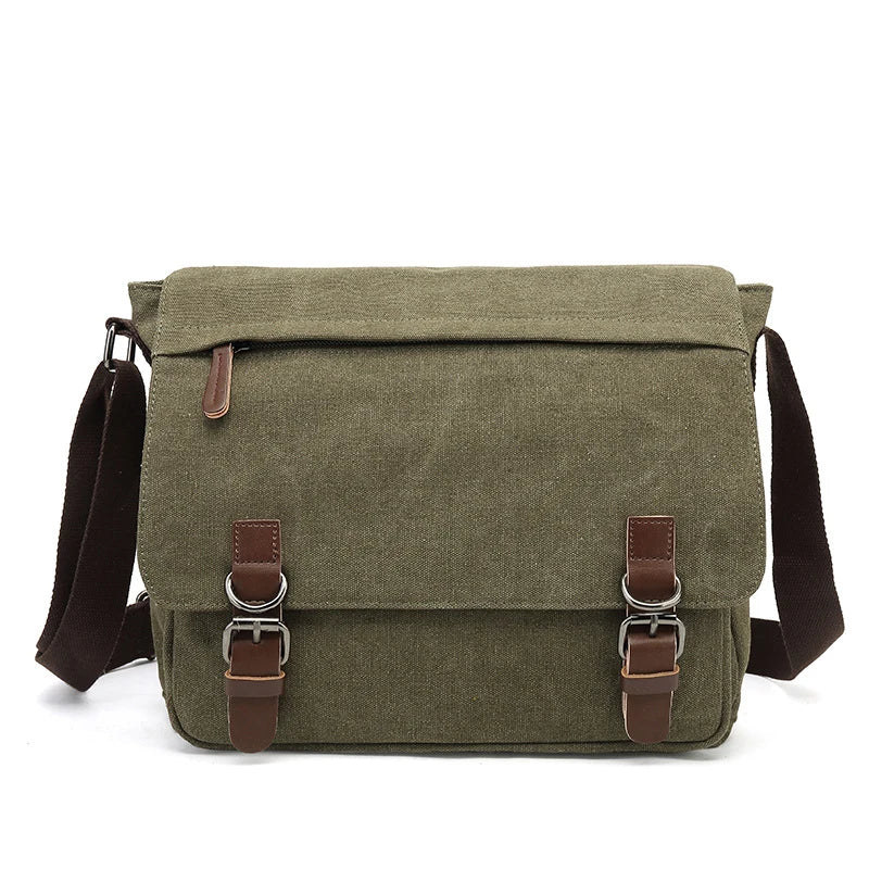 Mannelijke Schoudertassen - Verstelbare Riem - Zakken - Canvas Tas - Over de Schouder Tassen voor Jongens-Boetiek Moda