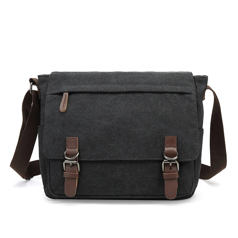 Mannelijke Schoudertassen - Verstelbare Riem - Zakken - Canvas Tas - Over de Schouder Tassen voor Jongens-Boetiek Moda