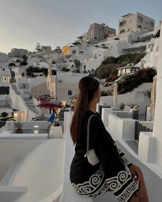 Mini Jurk | Bellenmouw | Zwart | Jurk met lange mouwen | Elegante jurk-Boetiek Moda