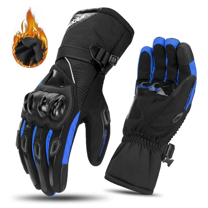 Motorhandschoenen - Warm - Waterdicht - Verwarmde Motorhandschoenen - Winter Motorhandschoenen-Boetiek Moda