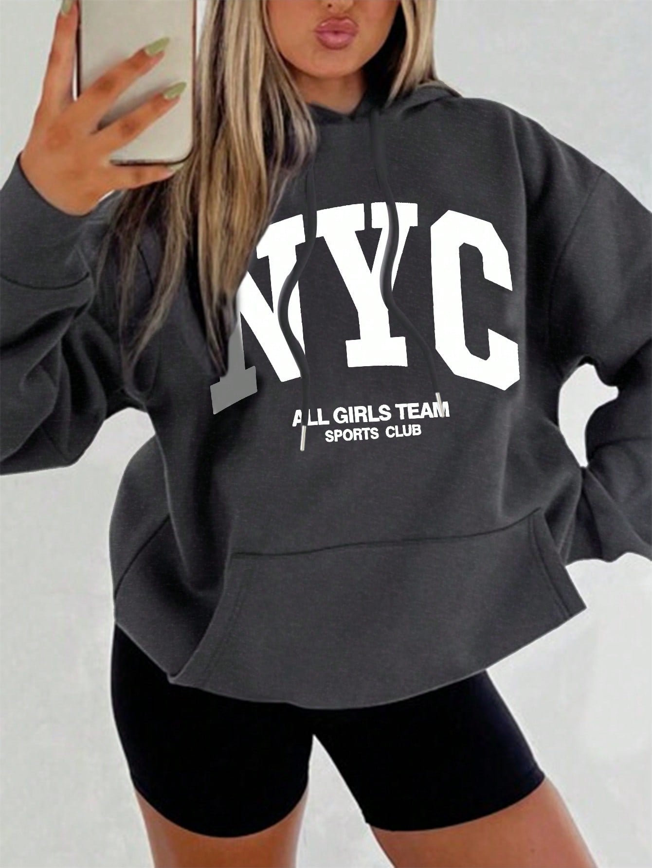 NYC Hoodie - Casual - Oversized - Pullover Hoodie - Dames Hoodie-Boetiek Moda