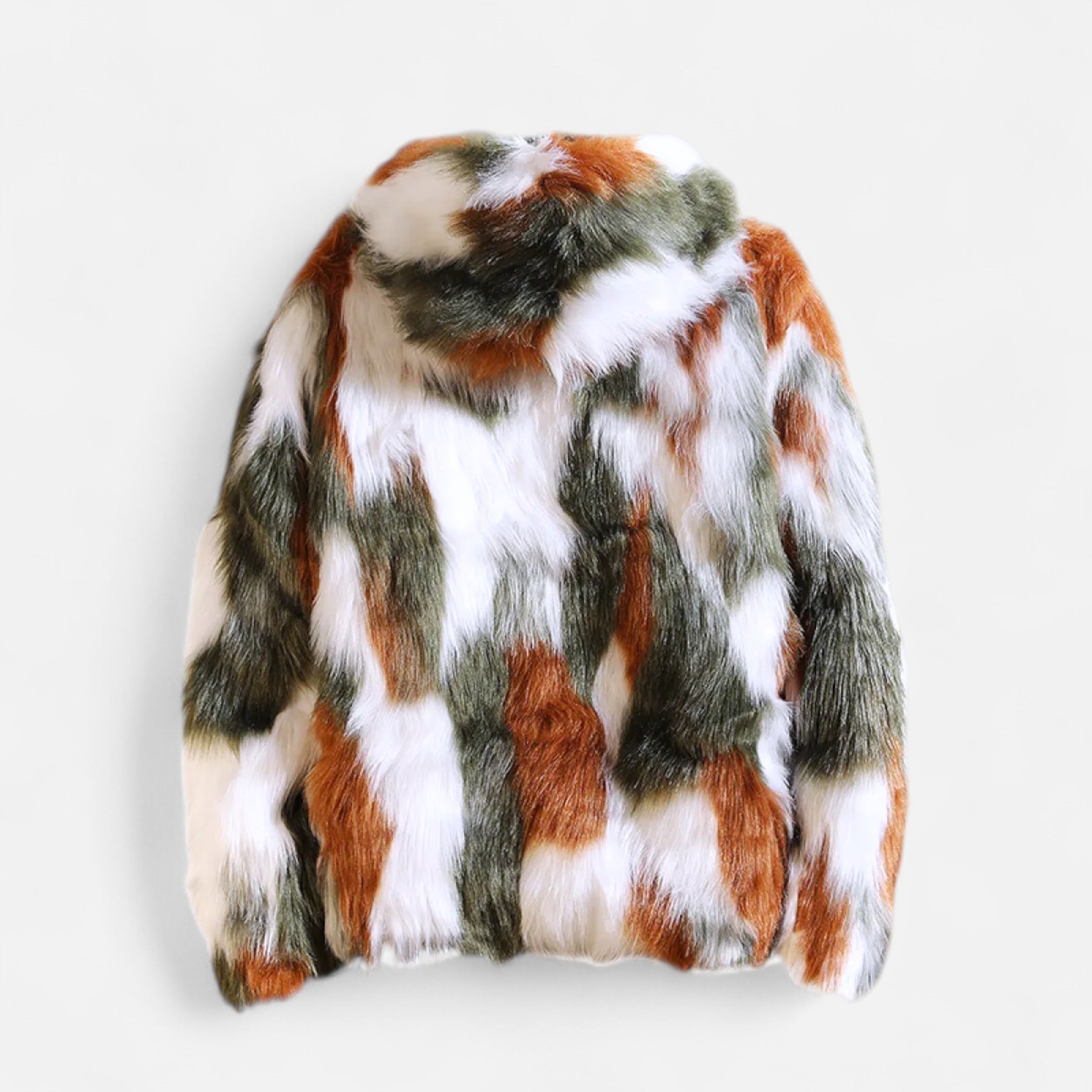 Nepbontjas - Bontjas met capuchon voor heren voor de winter-Boetiek Moda