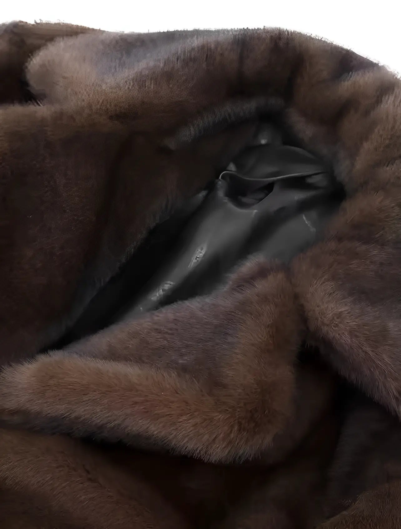 Nepbontjas - Lange bruine bontjas voor dames-Boetiek Moda