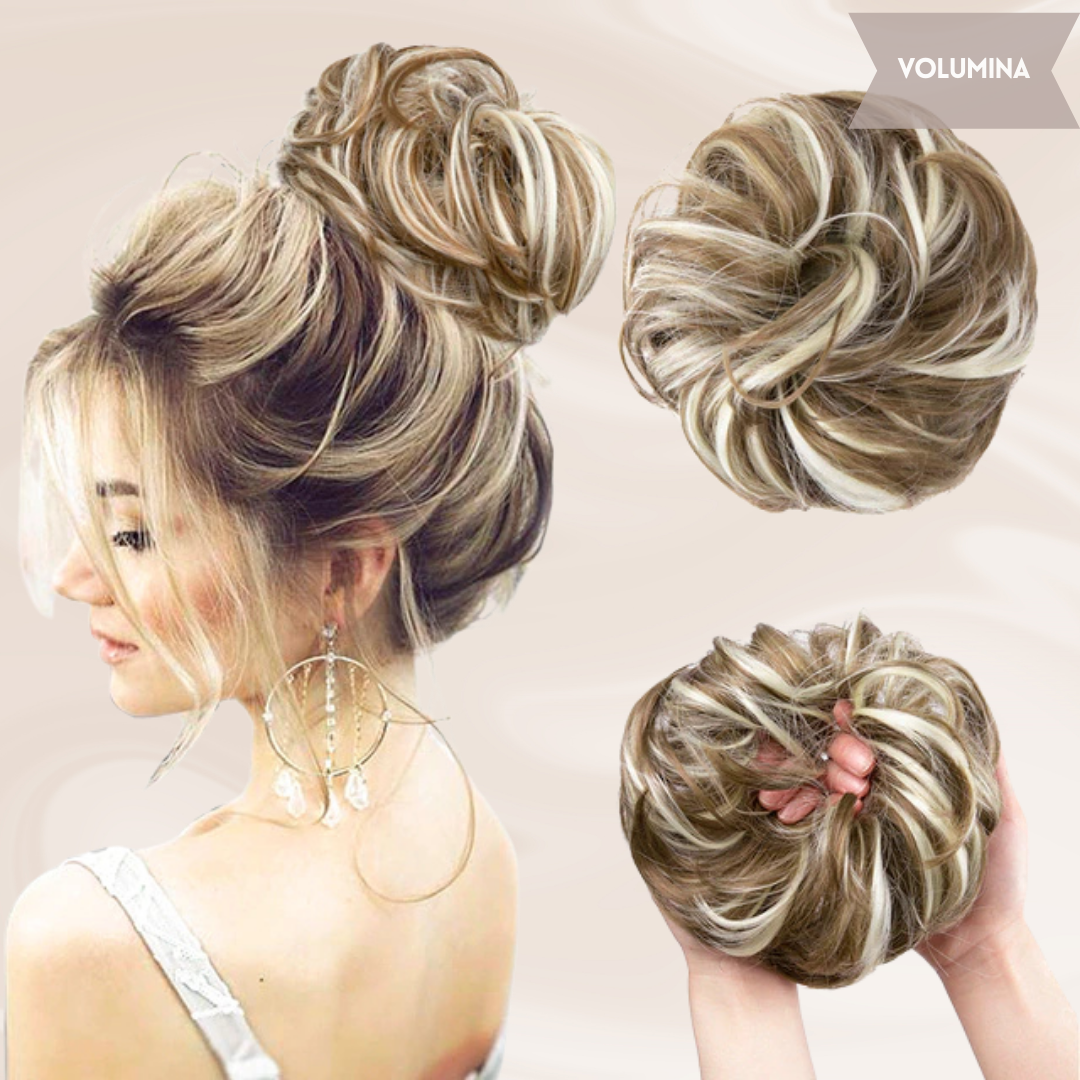 Nephaar Scrunchies - Messy Bun - Haar Donut - Synthetisch Haar Bun - Scrunchie Haarstukjes-Boetiek Moda