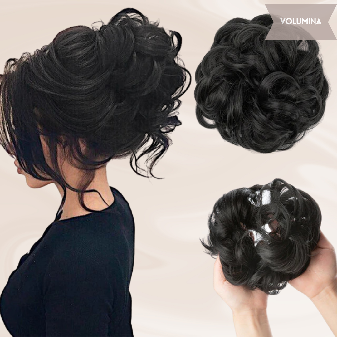 Nephaar Scrunchies - Messy Bun - Haar Donut - Synthetisch Haar Bun - Scrunchie Haarstukjes-Boetiek Moda