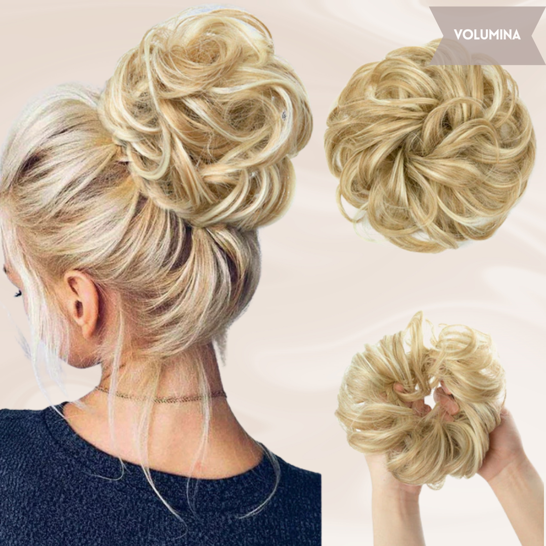 Nephaar Scrunchies - Messy Bun - Haar Donut - Synthetisch Haar Bun - Scrunchie Haarstukjes-Boetiek Moda