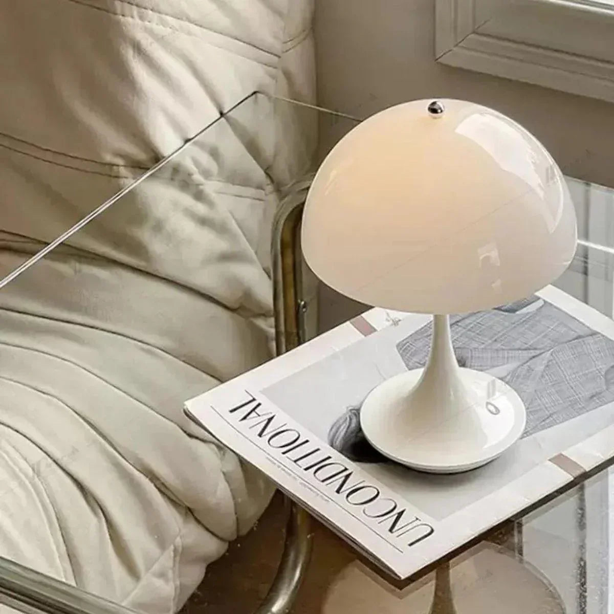 Oplaadbare Lamp | Nachtkastje | Woonkamer | Dimbare Lamp | Tafellamp-Boetiek Moda