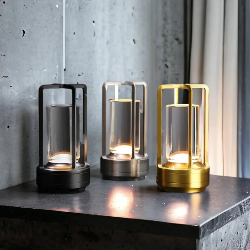 Oplaadbare tafellamp - Interieur - LED - Draadloze tafellamp - Tafellampen voor de woonkamer-Boetiek Moda