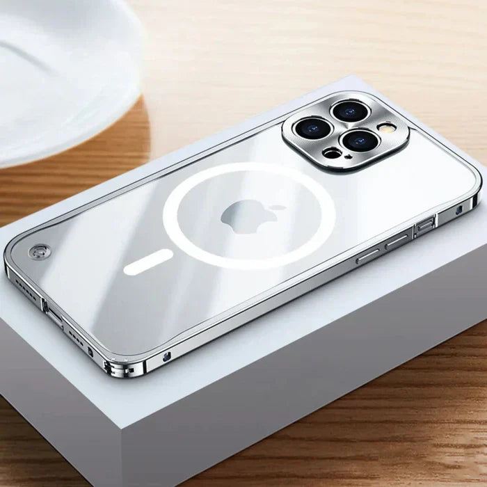 Oplaadbare telefoonhoes - Doorzichtig - Draadloos opladen - Magsafe-telefoonhoes - Telefoonhoes-Boetiek Moda
