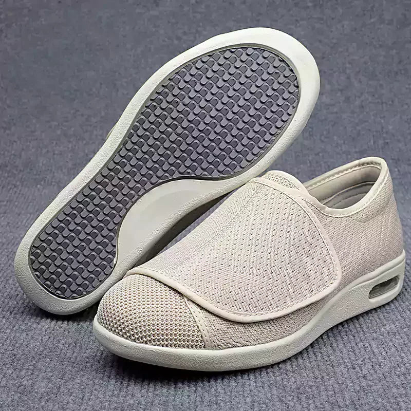 Orthopedische schoenen - Ergonomische wandelschoenen met klittenband voor dames-Boetiek Moda