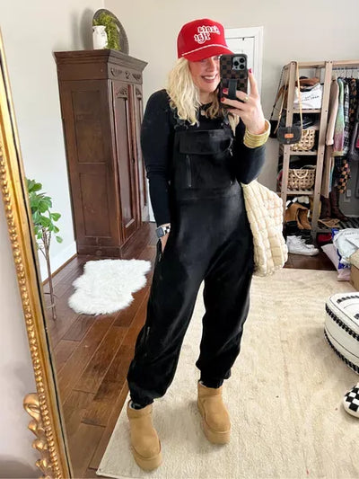 Overalls - Comfortabel - Fleece - Overalls Jumpsuit - Gungaree Dames-Boetiek Moda