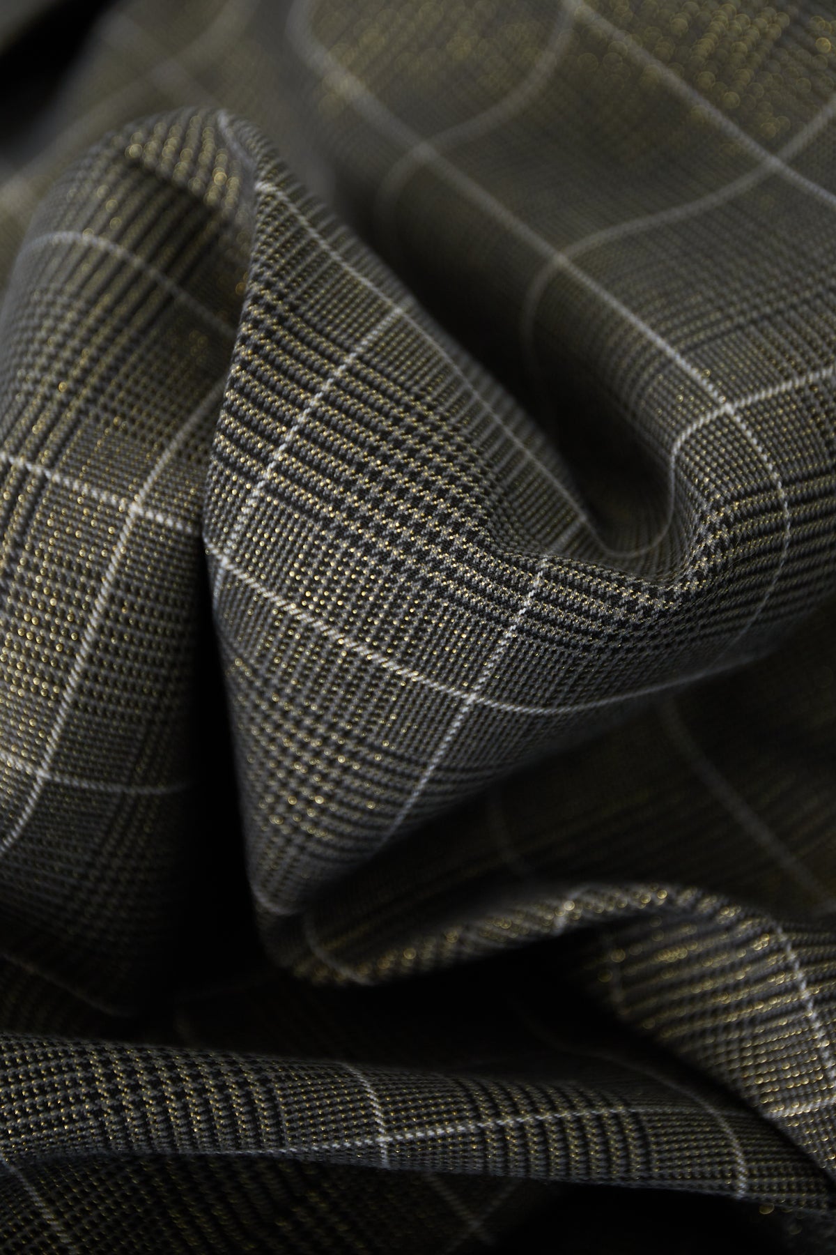 Oversized Blazer - Losvallende damesblazer met enkele rij knopen en ruitmotief-Boetiek Moda