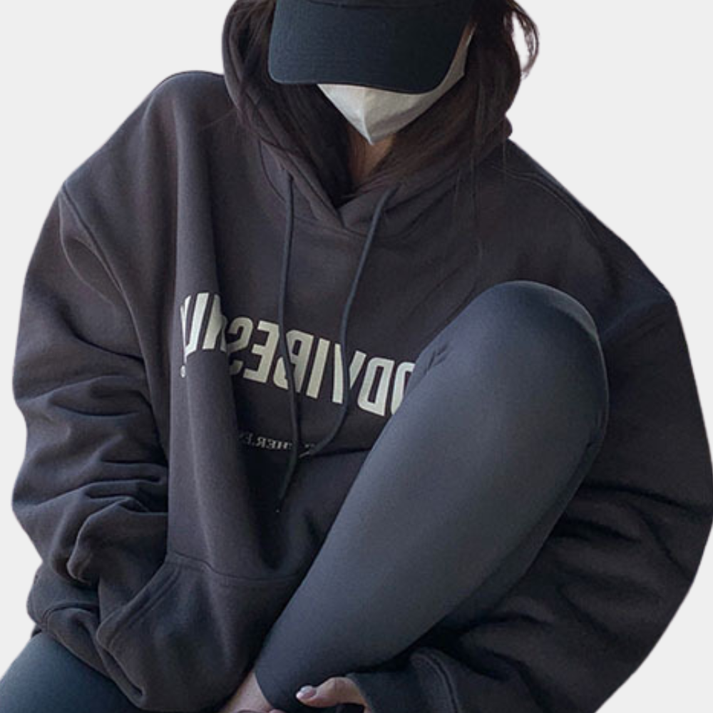 Oversized Hoodie - Knus - Warm - Pullover Hoodie - Dameskleding-Boetiek Moda