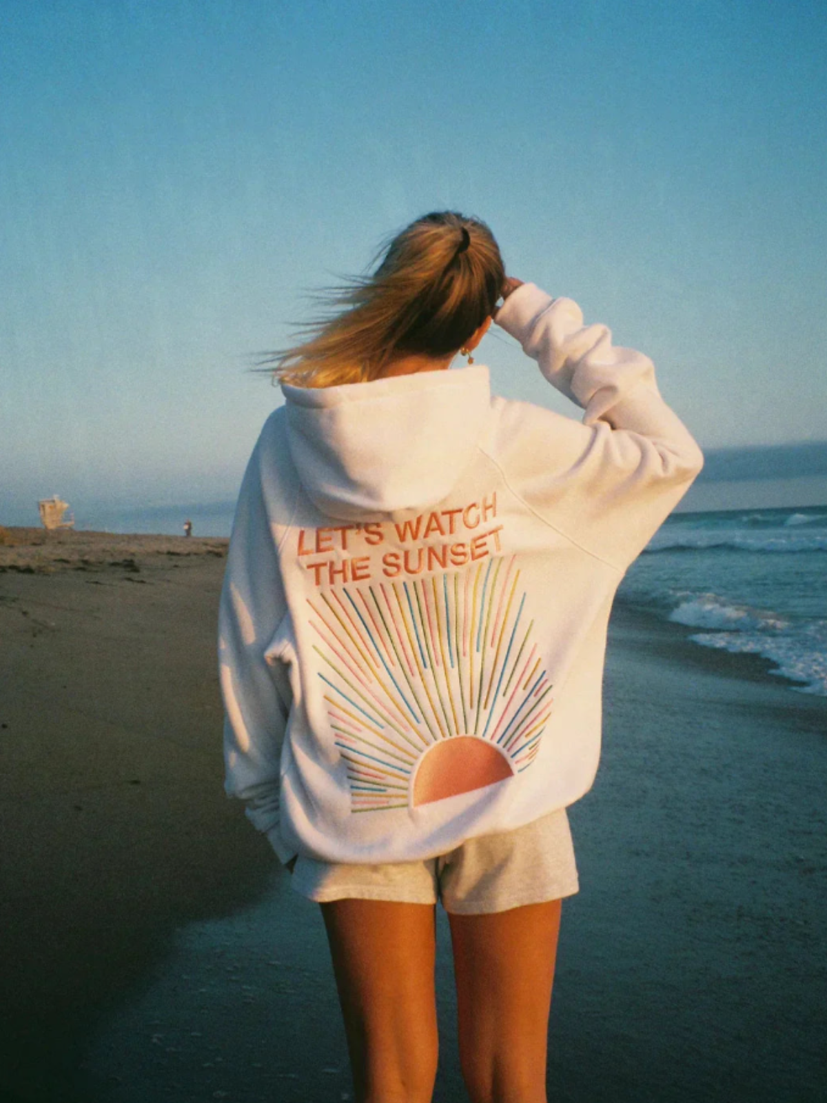 Oversized Hoodie | Zonsondergang | Comfortabel | Pullover Hoodie | Vrouwen Hoodie-Boetiek Moda