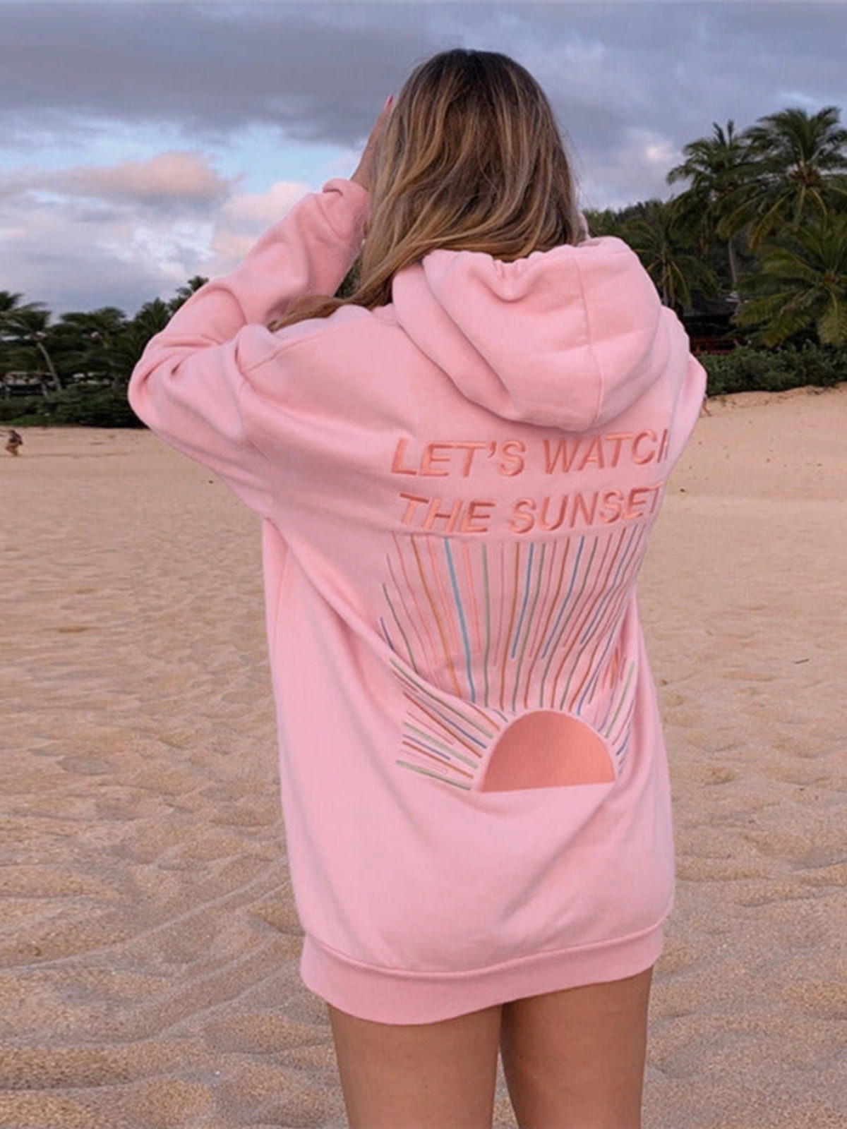 Oversized Hoodie | Zonsondergang | Comfortabel | Pullover Hoodie | Vrouwen Hoodie-Boetiek Moda