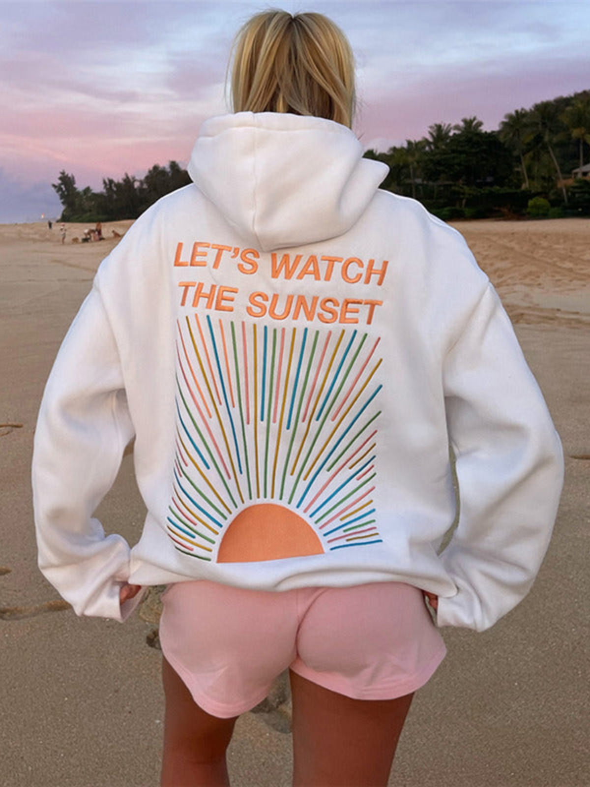 Oversized Hoodie | Zonsondergang | Comfortabel | Pullover Hoodie | Vrouwen Hoodie-Boetiek Moda