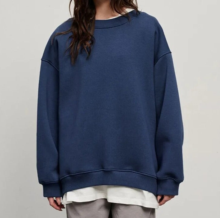 Oversized Sweatshirt | Ronde Hals | Pullover | Oversized Trui | Dameskleding-Boetiek Moda