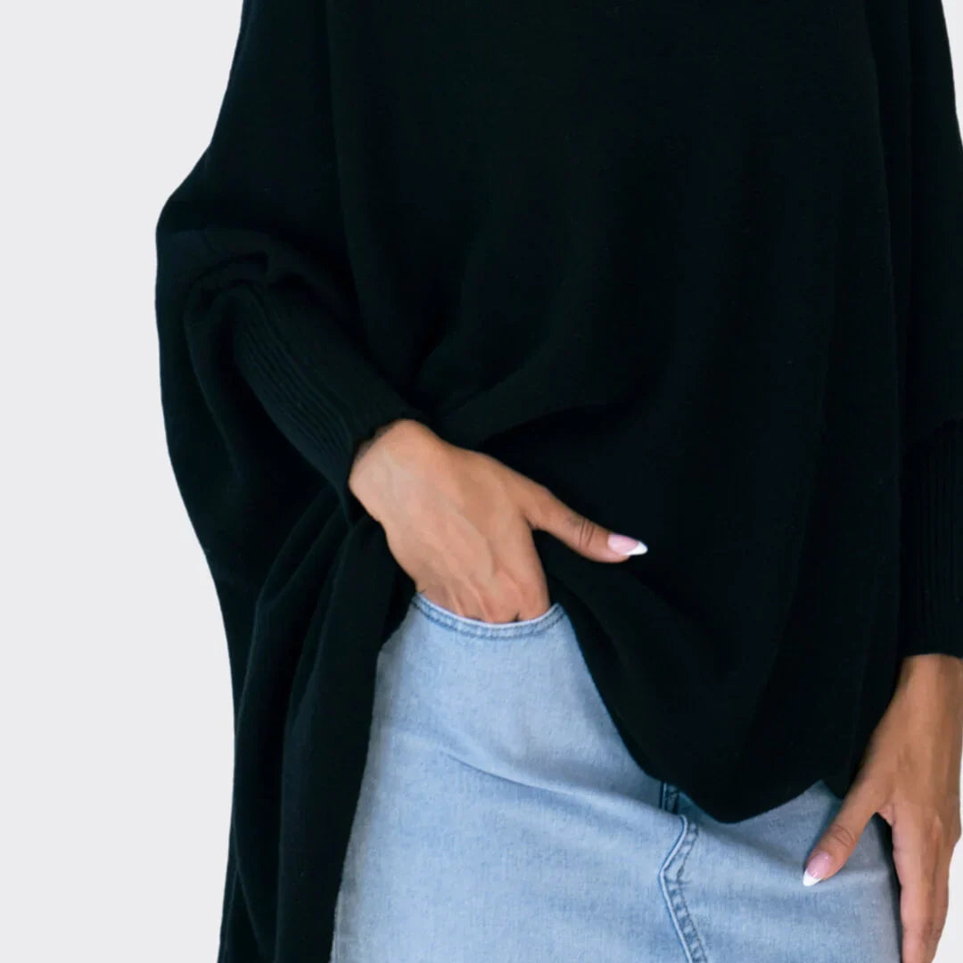 Oversized Trui | Batwing | Boothals | Pullover | Vrouwenbreiwerk-Boetiek Moda