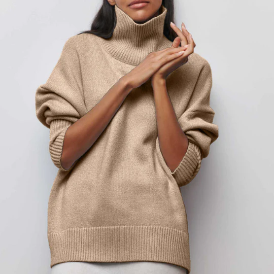 Oversized Trui - Coltrui - Trui - Gebreide trui - Damesknitwear-Boetiek Moda