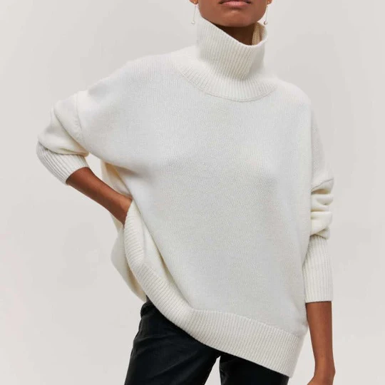 Oversized Trui - Coltrui - Trui - Gebreide trui - Damesknitwear-Boetiek Moda