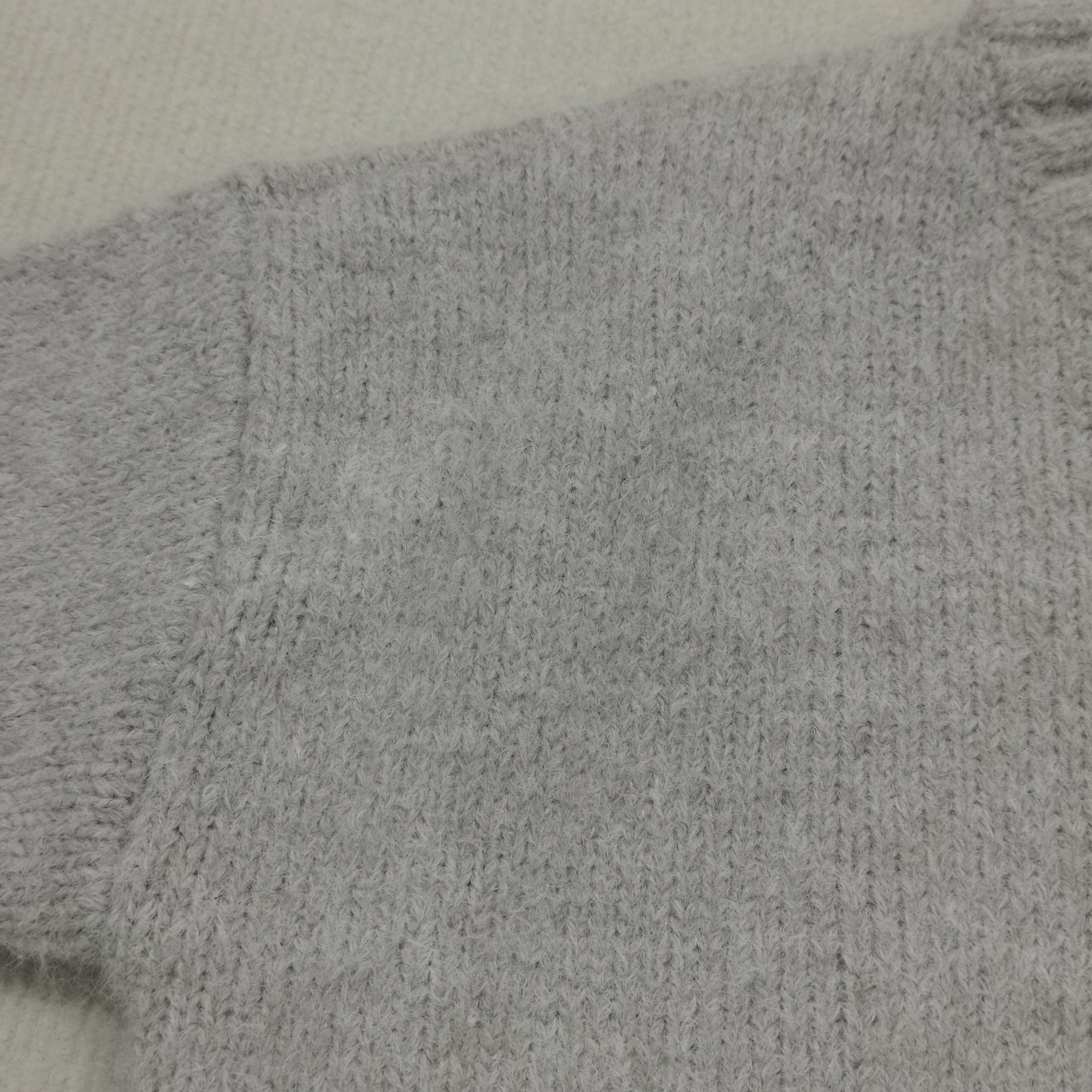 Oversized Trui - Lichtgrijze Loose Fit Grofgebreide Trui voor dames-Boetiek Moda