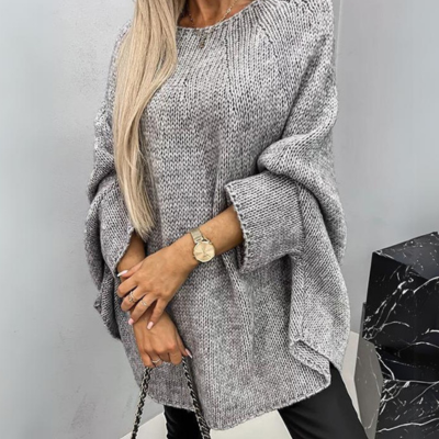 Oversized Trui - Losjes Fit - Comfy - Gebreide Trui - Dames Knitwear-Boetiek Moda