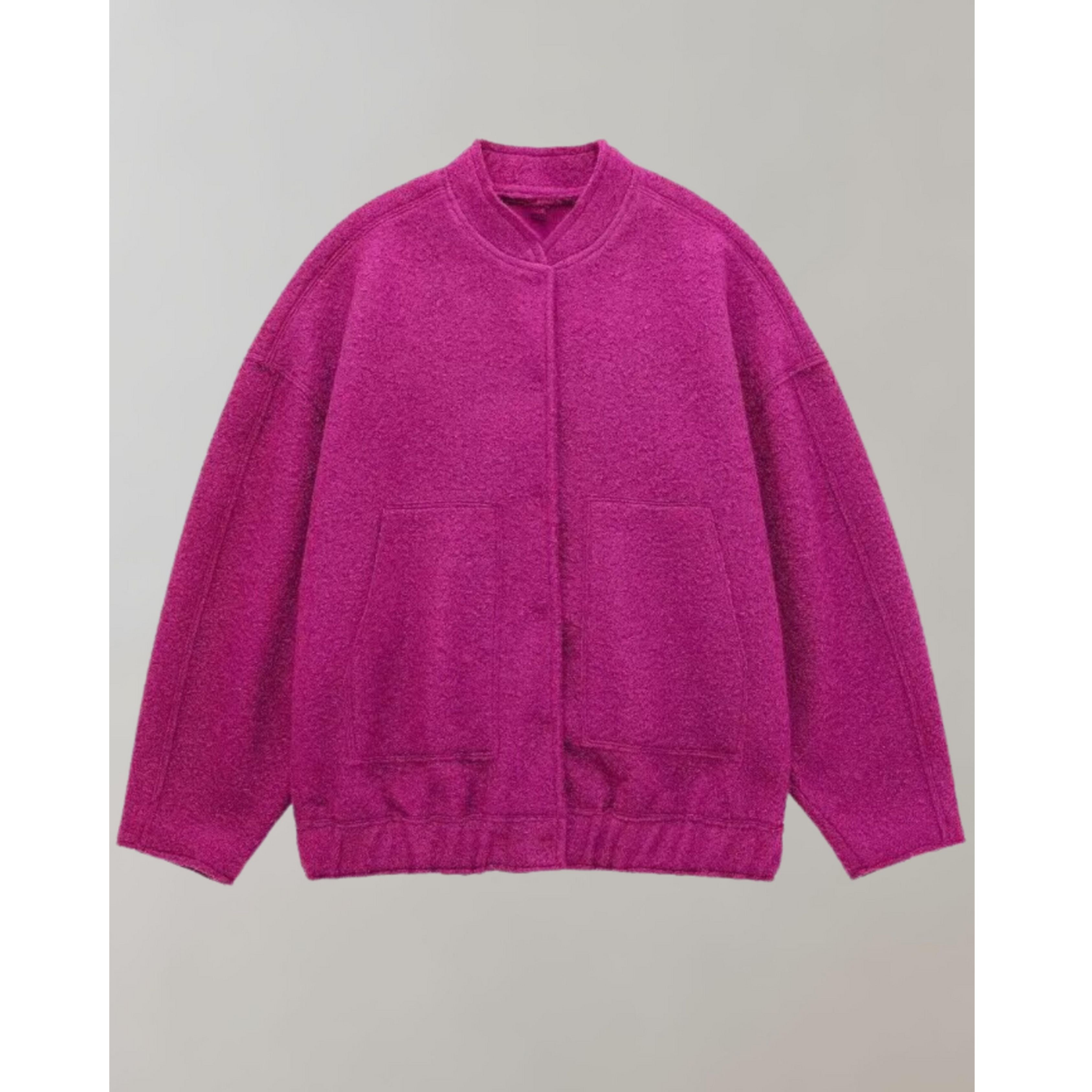 Oversized bomberjack | Button-Up | Zakken | Oversized Jack | Damesjas-Boetiek Moda