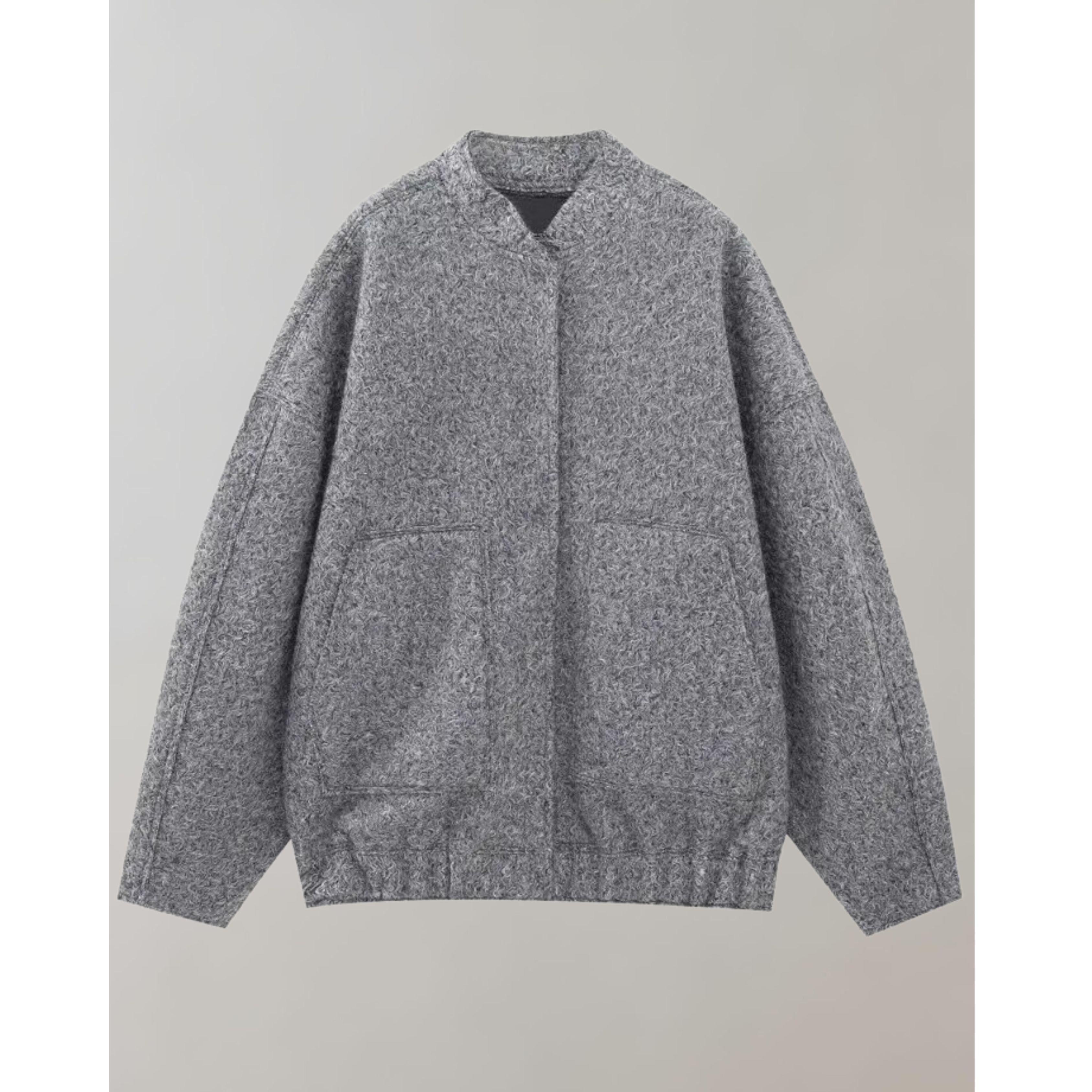 Oversized bomberjack | Button-Up | Zakken | Oversized Jack | Damesjas-Boetiek Moda