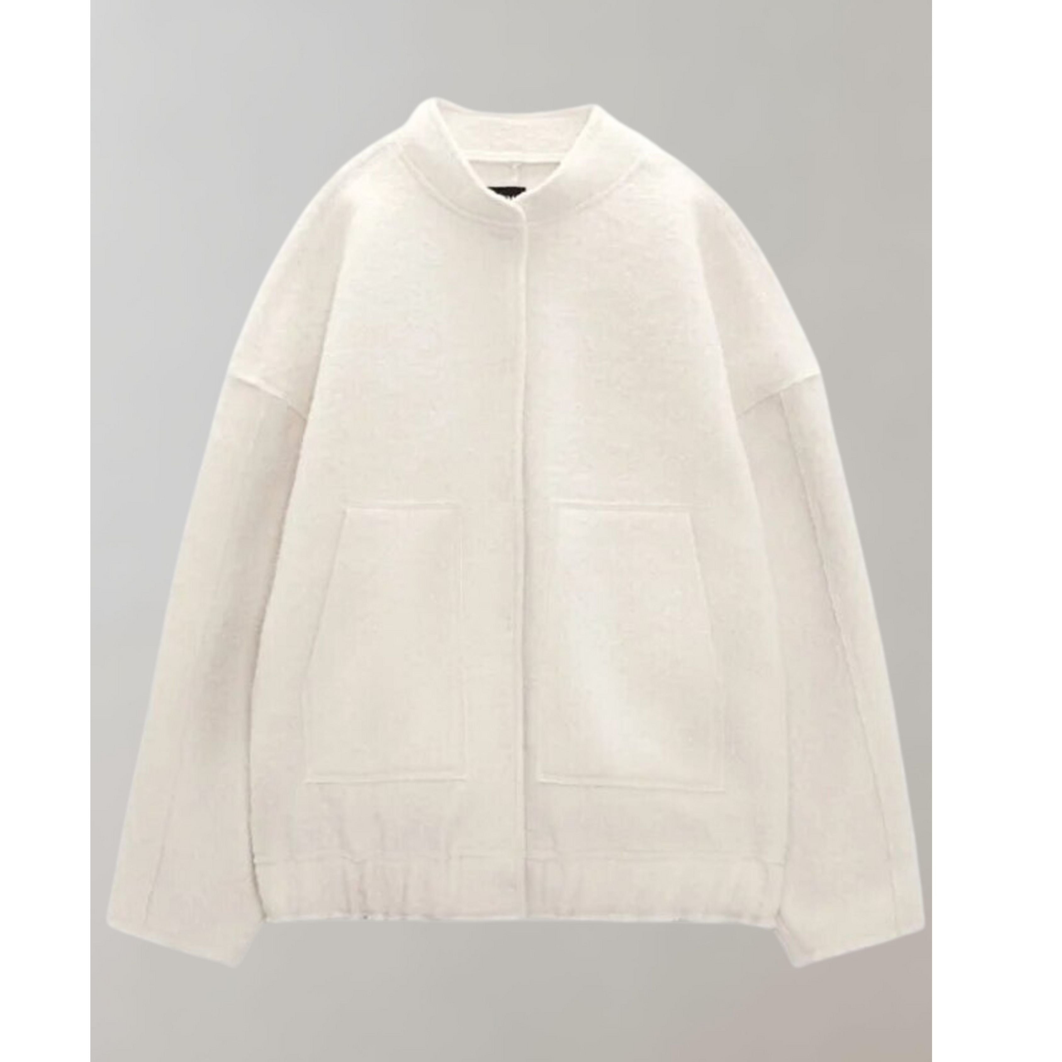 Oversized bomberjack | Button-Up | Zakken | Oversized Jack | Damesjas-Boetiek Moda